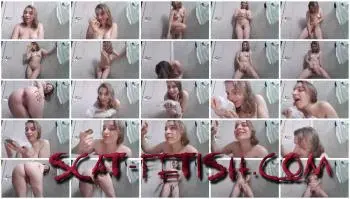 Extreme Scat (LittleMissKinky) My first time of eating Shit… [UltraHD 2K] Solo, Teen Screenshot 1