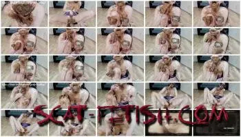 New scat (ScatLina) Blood and shit part 2 [FullHD 1080p] Scatting Girl, Solo Screenshot 1