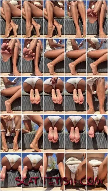 Shitty Panties (kinkycat) I nearly got caught [UltraHD 2K] Outdoor, Poop Screenshot 1