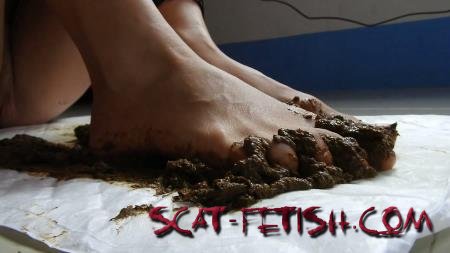 Foot Scat (MissAnja) Scat Feet And Dirty Anal Fun [FullHD 1080p] Fetish, Poop