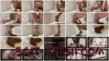 New scat (Marinayam19) Squat shitting BIG wearing my nude heels [FullHD 1080p] Shitting Ass, Solo Screenshot 1