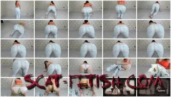 Panty Scat (Blue Light Jeans) Love Shitting [UltraHD 2K] Shit, Solo Screenshot 1