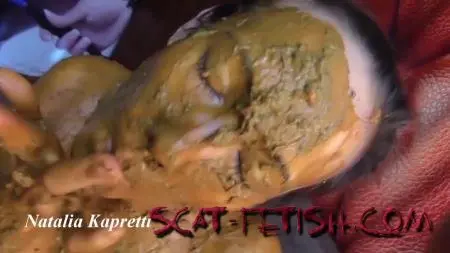New scat (Mistress) She covered in shit, my ashtray, toilet [FullHD 1080p]