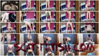 Defecation (miss_Di) Enema pressure into the vessel - leggings in shit nice squat [FullHD 1080p] Solo, Scat Screenshot 1