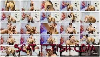 Eat Shit (Valentynexx) Licking my hard poo! [FullHD 1080p] Brazil, Solo Screenshot 1