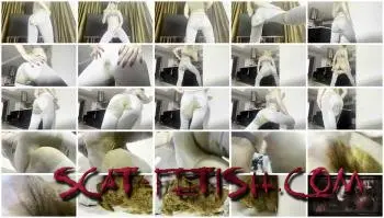 Panty Scat (Thefartbabes) Shark Gym Tights Ruined [FullHD 1080p] Poop, Solo Screenshot 1