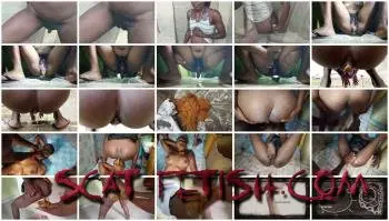 Toilet Slavery (ShitGirls) A Nice, Quick But Huge, Soft Shit Outside In Nigeria [FullHD 1080p] LezDom, IR Screenshot 1