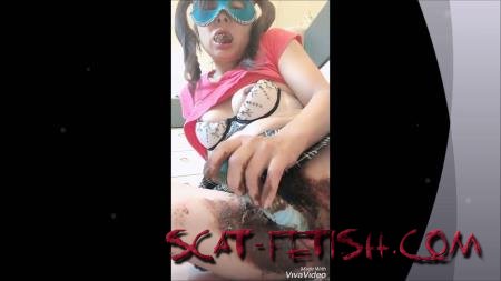 Eating (Solo) Scat Bush [FullHD 1080p] Masturbation, Toys