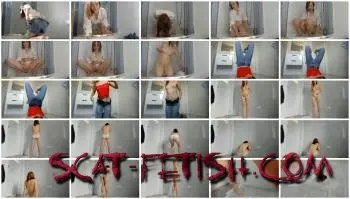 Stars Scat (LucyBelle) Damn hard shit - I peed myself in jeans - Pouring piss on each other [FullHD 1080p] Poop, Solo Screenshot 1