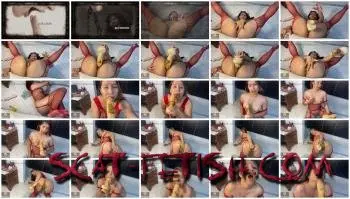Masturbation (Valentynexx) Licking my soft poo [FullHD 1080p] Solo, Dildo Screenshot 1