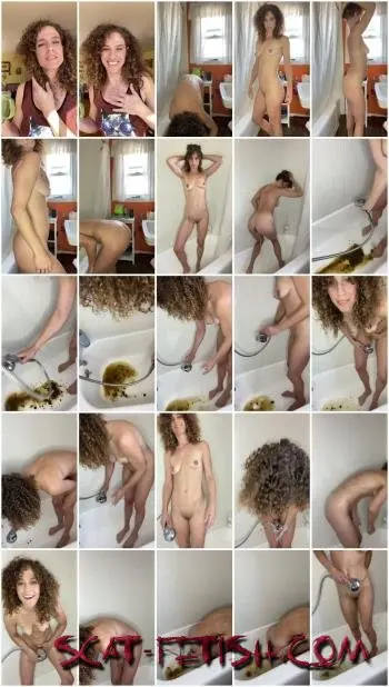 Defecation (VibeWithMolly) Nude model poops herself! [UltraHD 2K] Solo, Milf Screenshot 1