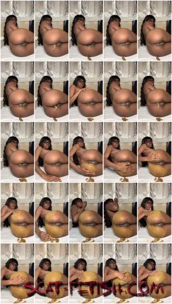 Stars Scat (CutieSyren) Smeared buttcheeks [UltraHD 2K] Poop Videos, Solo Screenshot 1