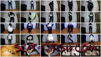 Shit In Pantyhose (Janet) Shitting In Black Tight Leggins [FullHD 1080p] Extreme, Solo Screenshot 1