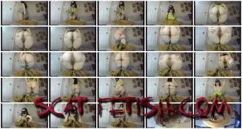 Solo Scat (Hungry PIG) Dropping DOUBLE DUMP Shit Pile [UltraHD 4K] Farting, Poop Screenshot 1