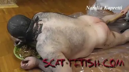 Femdom (Natalia Kapretti) Today Your Dinner - Shit, Pig Snout, Toilet [FullHD 1080p] DSM, Female Domination
