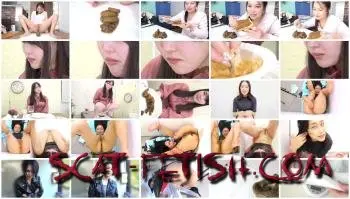 JP Fetish Merchant (Honami) Koharu Ambitious Poop - Aoi Patio Poop - Saeko Home Alone - Honami Secret Menu Item - Hitomo Chocolate Spread [FullHD 1080p] Japan, Solo Screenshot 1