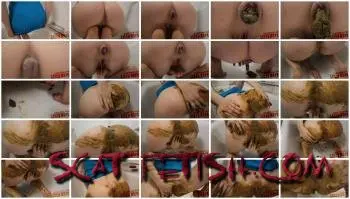 New scat (LizzyDirt) Shitpress Close Up [UltraHD 4K] Solo, Shit Screenshot 1
