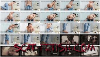 New scat (Valentynexx) Pooping in Jeans [FullHD 1080p] Solo, Shit