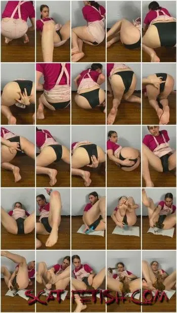 Scat (EmilyMilk) Latex Panty Poo and Fucking My Ass 3 [UltraHD 2K] Masturbation, Teen Screenshot 1