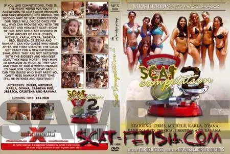 MFX-Media (Chris, Michele Santos, Karla, Dyana, Sabrina Red, Jessica, Cristina, Ravana) [MFX-800] Scat Competition 2 [DVDRip] Group, Scat Fuck