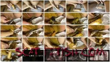 Masturbation (p00girl) Dirty fisting pussy smeared in shit [FullHD 1080p] Solo, Dildo Screenshot 1