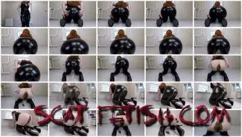 Latex (cleopatra) Heavy Aggressive Angry Scat in Leather 1 [FullHD 1080p] Milf, Solo Screenshot 1