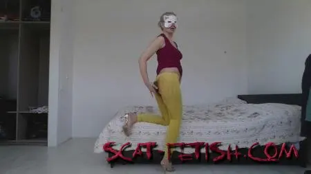 Shit In Pantyhose (Thefartbabes) Yellow Tights Slap Messy [FullHD 1080p] Diarrhea, Solo