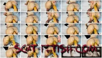 Masturbation (Valentynexx) Dirty anal with brown stockings [FullHD 1080p] Dildo, Dirty Anal Screenshot 1