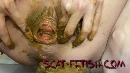 Poop (p00girl) Pooping big shit and stuffing it inside [FullHD 1080p] Shit, Solo