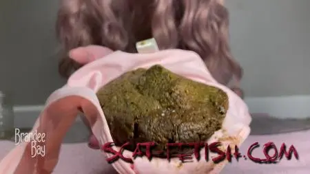 Toilet Slavery (Solo) Brandee bay pooping 7 [UltraHD 2K] Big pile, New
