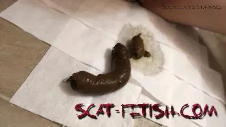 Defecation (LittleDirtyPrincess) Long smooth thick morning poop & bonus horny poop [FullHD 1080p] Big pile, Solo