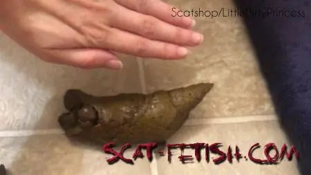 Big pile (LittleDirtyPrincess) Urgent shit plops on the floor [FullHD 1080p] Scat, Solo