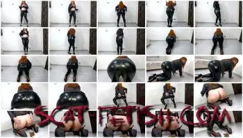 Latex (Cleopatra) Leather Leggings Fart & Scat [FullHD 1080p] Solo, Milf Screenshot 1
