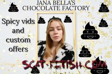 Scatshop.com (JanaBella) Jana Bella's special edition chocolate milkshake [UltraHD 4K] Masturbation, Teen