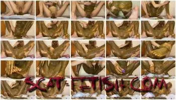 Masturbation (p00girl) Crazy scat, dirty fisting, tasting [FullHD 1080p] Screenshot 1
