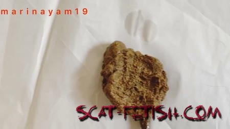 Scat (Marinayam19) Marina cums and shits backstage between speech [FullHD 1080p] Shitting, Solo