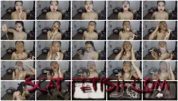 Extreme (Asiansteppe) Scat on my face and smoking [FullHD 1080p] Asian, Solo Screenshot 1