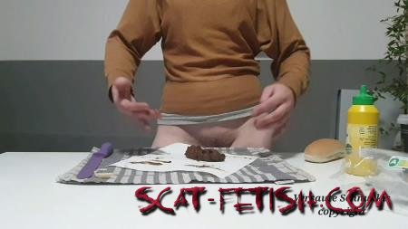 Amateur (Versauteschnukkis) Scat house kitchen 1 (hot dog) [FullHD 1080p] Eat Shit, Solo