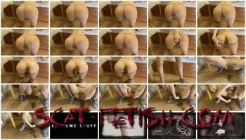 Defecation (p00girl) I poop pantyhose in kapron and shit in my pussy [FullHD 1080p] Solo, Amateur Screenshot 1