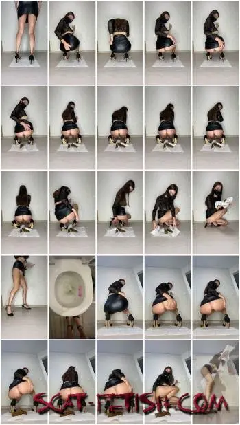 Pooping Girls (Markovna) Green stinking poop [UltraHD 4K] Poop, Solo Screenshot 1