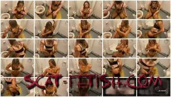 Defecation (TS Maxxiescat) Teen Shemale Smearing 4 Days of Shit [FullHD 1080p] Teen, Solo, Amateur Screenshot 1