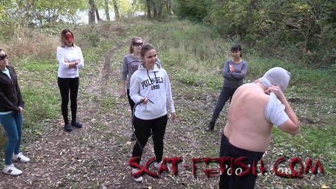 Poo19.com / ScatShop.com (Milanasmelly) 5 girls and a married man! [HD 720p] Domination, Outdoor