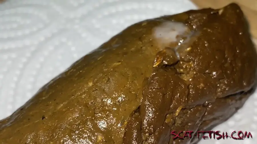 Big Pile (HolyCrap) Double turd with my white vaginal cream [UltraHD 4K] Amateur, Solo