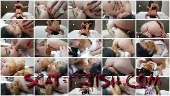 Sweet18 Years Old (Slave Liana, Dominatrix Aila) Scat XL Face Sitting Extreme And Pee Swallow - The First Time By Top [FullHD 1080p] Toilet Slavery, Brazil Screenshot 1