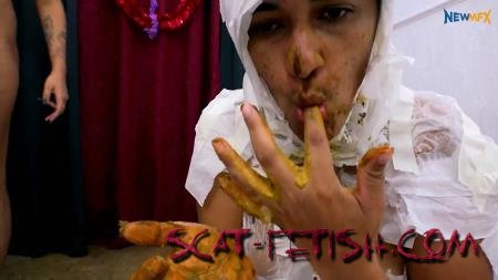 Brazil (Natasha Cruel, Babi Ventura, Tay, Jessica) Carnaval scat party - poop videos xxx [FullHD 1080p] Femdom