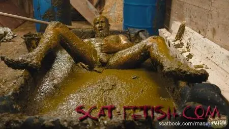 Man Scat (Franky) Franky's Time in the Manure Basin Manure Fetish [HD 720p] Solo, Shit