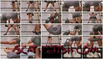 Solo (BetweenMyCheeks) Filling My Spandex [FullHD 1080p] Diarrhea, Shits in Leggings Screenshot 1