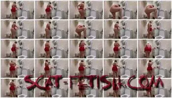 Scat (Yourfantasy6190) Enema accident in latex skirt [FullHD 1080p] Latex, Solo, BBW Screenshot 1