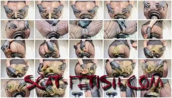 Solo (VidaFoxx) Huge Shit with Smearing and Anal Penetration [FullHD 1080p] Dildo, Prolapse Screenshot 1