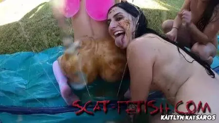 ScatBook.com (Kaitlyn Katsaros, Miss Demeanor, Keira Croft, Catalina Ossa, Natalie Brooks, Isabel Moon, Lucy Sunflower, Raven Maddoxx, and Raven Vice) 9 Girl Scat Orgy [HD 720p] Dildo, Face Punching